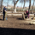 На субботнике