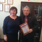 3. Вручение благодарственного письма управляющему бюро Исхакову Э.М. за хорошие показатели работы