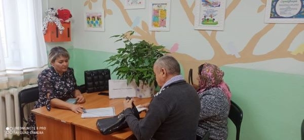 3. Адвокат АБ "ЮСТАС" Миркасимова Г.Ф принимает граждан в Куюргазинском филиале ГБУ Южный межрайонный центр Семья. 20.11.2023г.