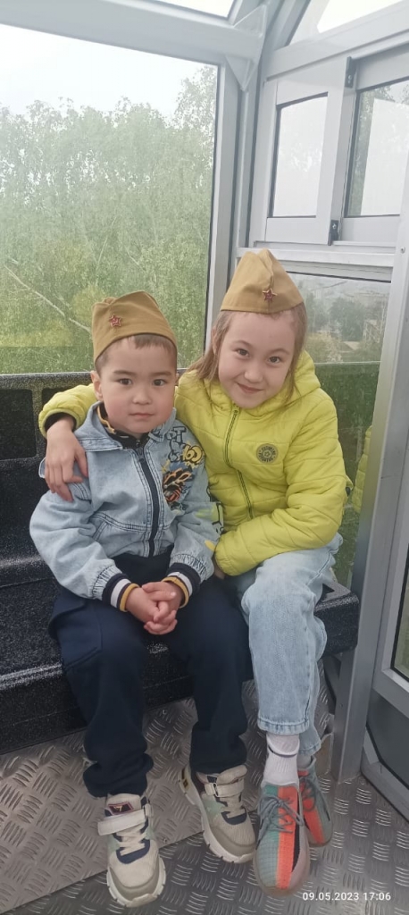 наши дети на праздновании Дня Победы!