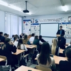 4. Адвокат АБ "ЮСТАС" Тухватуллин Р.Я. на лекции в гимназии №1 г.Кумертау