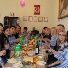 За праздничным столом