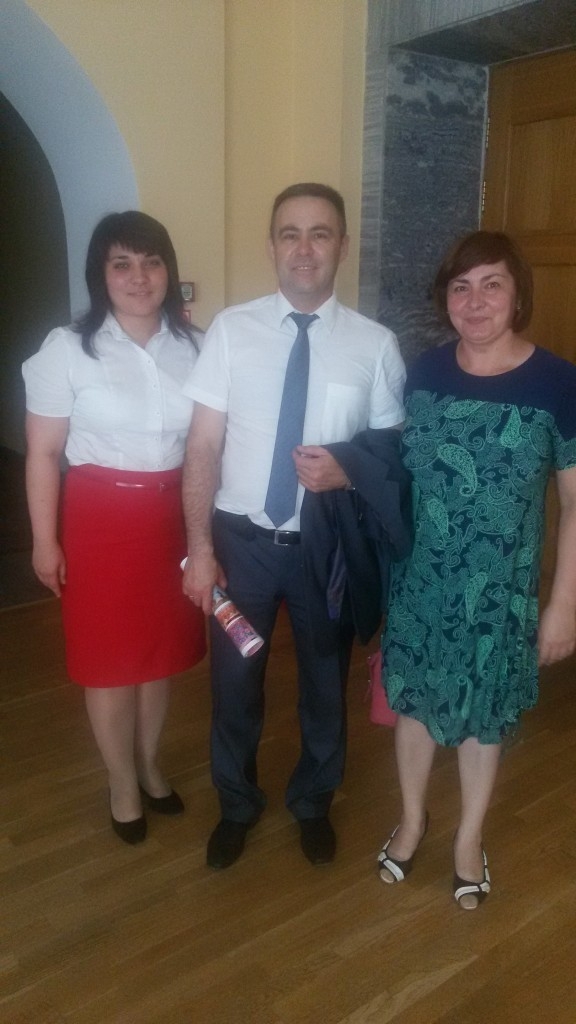 Делегаты бюро на Дне Российской адвокатуры в г.Уфе с вице-президентом Адвокатской Палаты РБ Махмутовым И.Ш., 2 июня 2015 года.