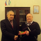 Вручение адвокату Дашкину Ф.Г. ценного подарка